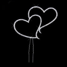 Load image into Gallery viewer, Heart Crystal Cake Insert Cake Decoration Wedding Gift, Cake Insert Decoration
