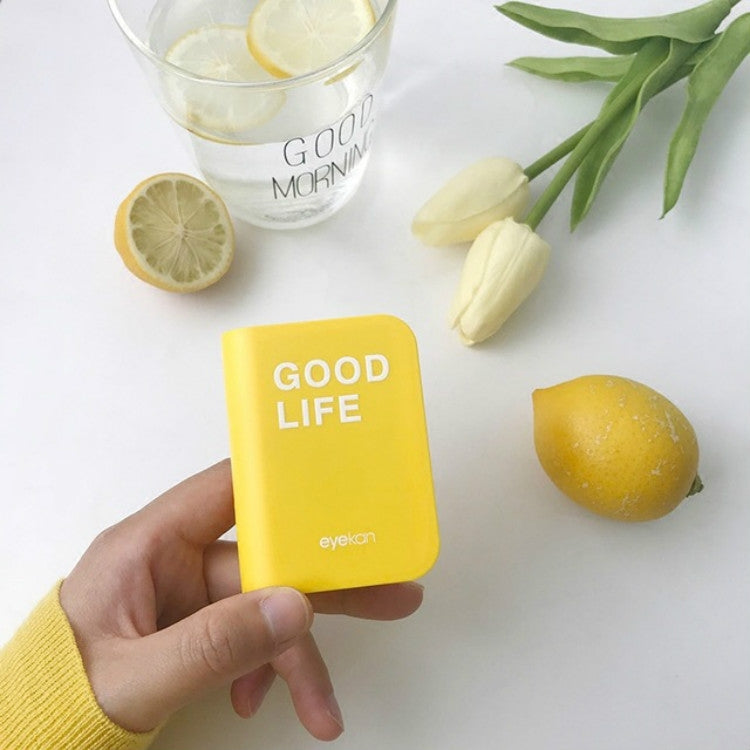 Eyekan Lovers Cartoon Cute Book Travel Glasses Contact Lenses Box for Eyes Care