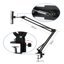 Load image into Gallery viewer, Universal 360 Degree Rotating Flexible Long Arm Lazy Phone Tablet Pad Holder Clip Bracket
