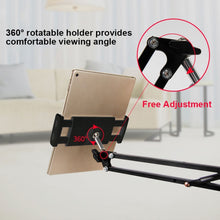 Load image into Gallery viewer, Universal 360 Degree Rotating Flexible Long Arm Lazy Phone Tablet Pad Holder Clip Bracket