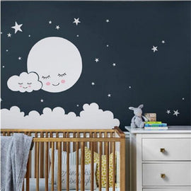 Cloud Star Moon Children Room Decoration Wall Sticker