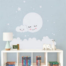 Load image into Gallery viewer, Cloud Star Moon Children Room Decoration Wall Sticker