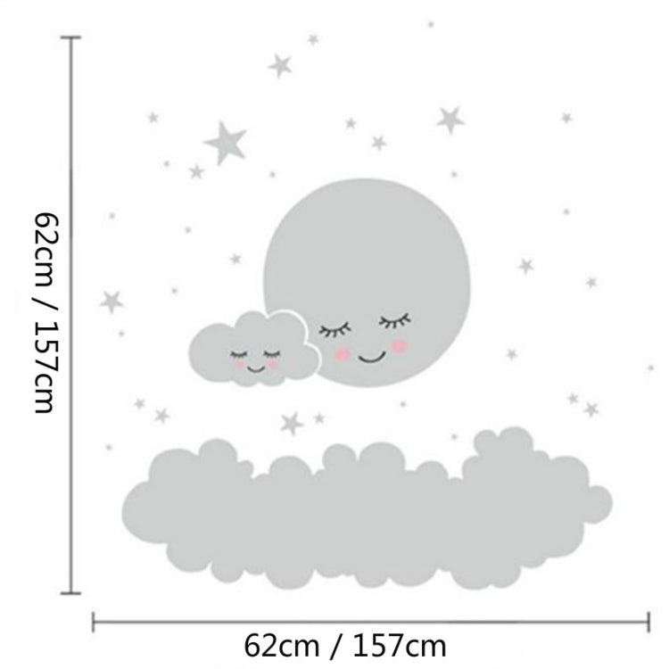 Cloud Star Moon Children Room Decoration Wall Sticker