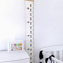 Load image into Gallery viewer, Wooden Wall Hanging Kids Growth Chart Height Measure Ruler Wall Sticker for Kids Room Home Decoration