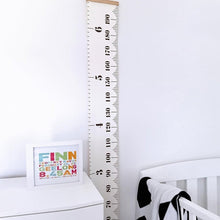 Load image into Gallery viewer, Wooden Wall Hanging Kids Growth Chart Height Measure Ruler Wall Sticker for Kids Room Home Decoration
