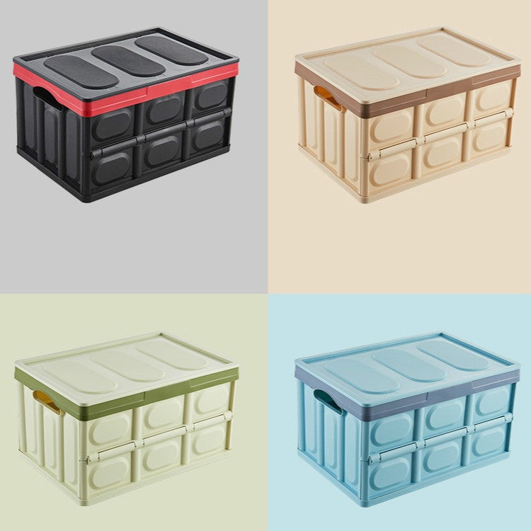 Car Trunk Storage Box Foldable Car Plastic Storage Box, L, S