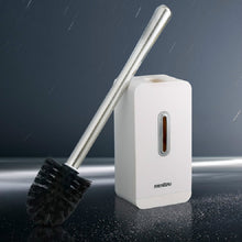 Load image into Gallery viewer, MENGNI Suction Wall Long Handle Toilet Brush Storage Box Bathroom Cleaning Kit