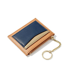 Load image into Gallery viewer, Fashion Stitching Multi-card Zipper Card Bag Multi-function Mini Wallet