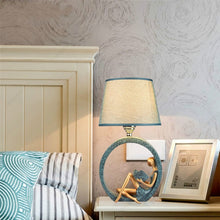 Load image into Gallery viewer, Modern Bedside Reading Statue Base Lamp Home Decoration, Button Switch 3W Yellow Light Bulb, Button Switch 3W White Light Bulb, Dimming Switch 3W Yellow Light Bulb, Dimming Switch 3W White Light  Bulb, Remote Control Switch Dimming Bulb