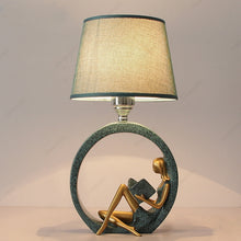 Load image into Gallery viewer, Modern Bedside Reading Statue Base Lamp Home Decoration, Button Switch 3W Yellow Light Bulb, Button Switch 3W White Light Bulb, Dimming Switch 3W Yellow Light Bulb, Dimming Switch 3W White Light  Bulb, Remote Control Switch Dimming Bulb