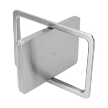 Load image into Gallery viewer, Embedded Type Stainless Steel Swing Cover Flip Kitchen Countertop Trash Can Lid  Cap, Round Drawing 20cm Diameter, Round  Mirror 24.5cm Diameter, Square 16.2x22.7cm