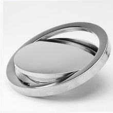 Load image into Gallery viewer, Embedded Type Stainless Steel Swing Cover Flip Kitchen Countertop Trash Can Lid  Cap, Round Drawing 20cm Diameter, Round  Mirror 24.5cm Diameter, Square 16.2x22.7cm