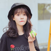 Load image into Gallery viewer, Solid Color Cotton Double-sided Wearable Fisherman Hat for Women