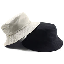Load image into Gallery viewer, Solid Color Cotton Double-sided Wearable Fisherman Hat for Women, L, XL, XXL