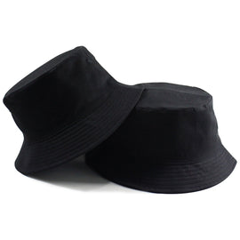Solid Color Cotton Double-sided Wearable Fisherman Hat for Women, L, XL, XXL