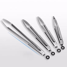 Load image into Gallery viewer, Stainless Steel Silicone Handle Kitchen Food Meat Barbecue Clip, 9 inch, 12 inch, 14 inch, 16 inch