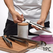 Load image into Gallery viewer, Stainless Steel Silicone Handle Kitchen Food Meat Barbecue Clip, 9 inch, 12 inch, 14 inch, 16 inch