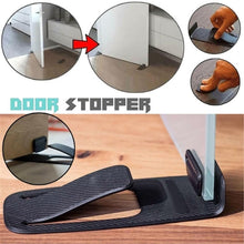 Load image into Gallery viewer, Multi-function Spring Innovative Door Stopper Block Simple Style Door Wedge Holder, Spring Door Stopper Black, Spring Door Stopper Blue
