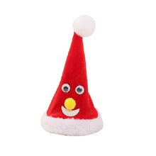 Load image into Gallery viewer, 6 inch Electric Cap Christmas Swing Tree Hat Christmas Ornaments Props, Shake Cap with Music, Shake Cap with Pentagram Light, Swing Tree with Bell, Swing Tree with Pentagram Light