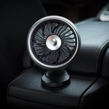 Load image into Gallery viewer, Automobile Multi-function Electric Fan Car Air Outlet USB Interface Mini Fan