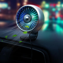 Load image into Gallery viewer, Automobile Multi-function Electric Fan Car Air Outlet USB Interface Mini Fan