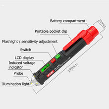 Load image into Gallery viewer, TASI Electrician Dedicated Multi-function Intelligent Induction Test Pencil, TA11B+