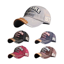 Load image into Gallery viewer, Cotton Embroidered Patch Washable Adjustable Baseball Cap