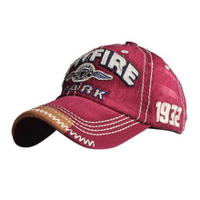 Load image into Gallery viewer, Cotton Embroidered Patch Washable Adjustable Baseball Cap