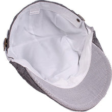 Load image into Gallery viewer, Thin Retro British Style Adjustable Shade Cotton Linen Beret