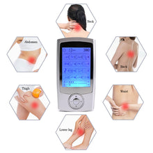 Load image into Gallery viewer, 16 Mode Digital Electronic Pulse Massager Muscle Stimulator Pain Relief Machine