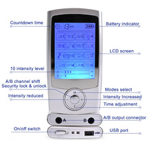 Load image into Gallery viewer, 16 Mode Digital Electronic Pulse Massager Muscle Stimulator Pain Relief Machine