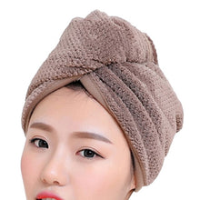 Load image into Gallery viewer, Womens Magic Quick Dry Bath Hair Drying Towel Cap Bathing Tool