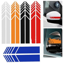 Load image into Gallery viewer, 10 PCS Simple Rearview Mirror Car Stickers Rearview Mirror Personality Scratches Reflective Car Stickers, D5