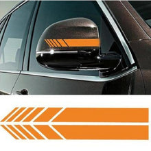 Load image into Gallery viewer, 10 PCS Simple Rearview Mirror Car Stickers Rearview Mirror Personality Scratches Reflective Car Stickers, D5