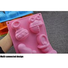 Load image into Gallery viewer, Silicone Baby Toys Shape Bakeware Mold Jelly Pudding Chocolate Cake Decoration, Random Color Delivery, Baby Toys Shape