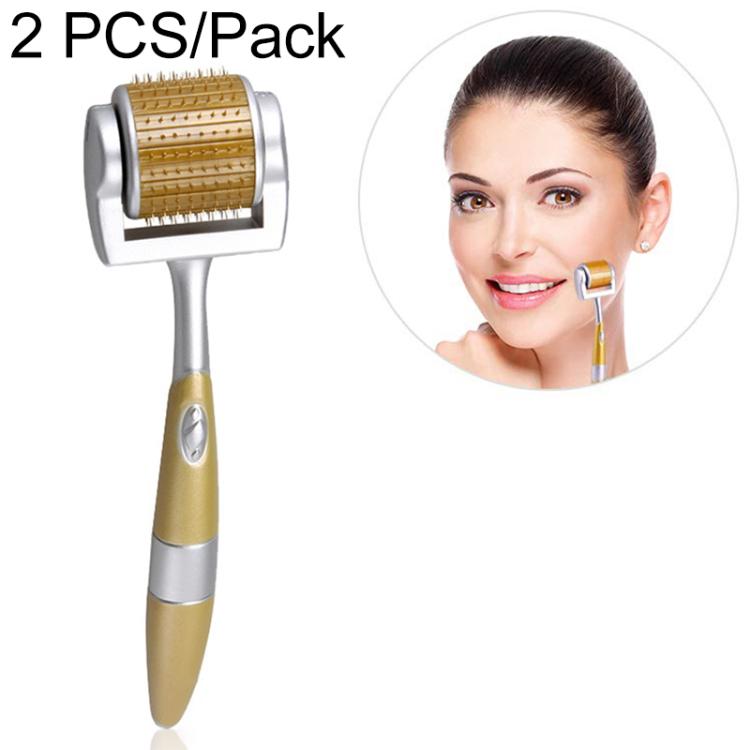 2 PCS ZGTS192 Titanium Alloy Microneedle Facial Repair Nano Roller Instrument, 0.2MM, 0.25MM, 0.3MM, 0.5MM, 0.75MM, 1.0MM, 1.5MM, 2.0MM, 2.5MM, 3.0MM