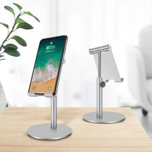 Load image into Gallery viewer, Adjustable Aluminum Alloy Cell Phone Tablet Holder Desk Stand Mount