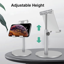 Load image into Gallery viewer, Adjustable Aluminum Alloy Cell Phone Tablet Holder Desk Stand Mount