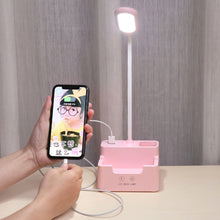 Load image into Gallery viewer, Student USB Charging Bedroom Touch LED Eye Protection Multifunctional Creative Desk Lamp