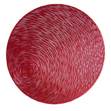 Load image into Gallery viewer, 2 PCS Fashion Round Hollow Placemats PVC Table Mats Coffee Cup Pad