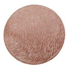 Load image into Gallery viewer, 2 PCS Fashion Round Hollow Placemats PVC Table Mats Coffee Cup Pad