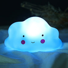 Load image into Gallery viewer, Cartoon Flaky Clouds Colorful Small Night-light  Bedside Lamp, Pink, Yellow, Blue