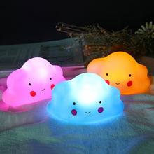 Load image into Gallery viewer, Cartoon Flaky Clouds Colorful Small Night-light  Bedside Lamp, Pink, Yellow, Blue