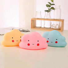Load image into Gallery viewer, Cartoon Flaky Clouds Colorful Small Night-light  Bedside Lamp, Pink, Yellow, Blue