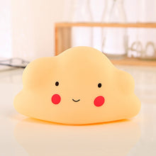 Load image into Gallery viewer, Cartoon Flaky Clouds Colorful Small Night-light  Bedside Lamp, Pink, Yellow, Blue