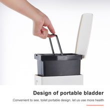 Load image into Gallery viewer, Bathroom Trash Can Toilet Brush Set Toilet Garbage Container