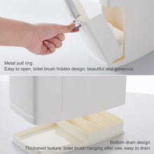 Load image into Gallery viewer, Bathroom Trash Can Toilet Brush Set Toilet Garbage Container
