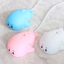 Load image into Gallery viewer, Cute Cartoon Wired Mouse Girl Office Home Laptop  Mouse