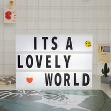 Load image into Gallery viewer, Alphabet Handmade Puzzle Light Box Decoration Night Light Home Decoration with Black and White Card, Pink box pink strip, White box white strip, Black box black strip, Black box white strip
