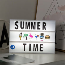 Load image into Gallery viewer, Alphabet Handmade Puzzle Light Box Decoration Night Light Home Decoration with Black and White Card, Pink box pink strip, White box white strip, Black box black strip, Black box white strip